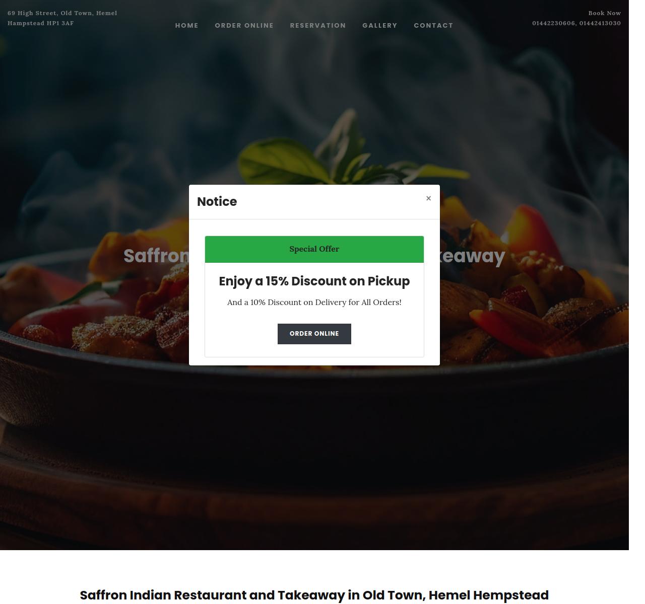 Saffron Restaurant